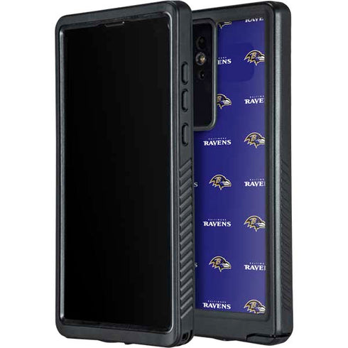 NFL Baltimore Ravens Blitz Series Galaxy S24 Ultra Waterproof Case