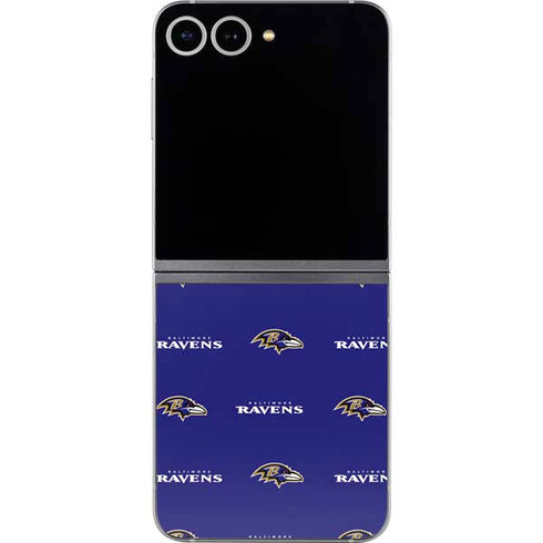 NFL Baltimore Ravens Blitz Series Galaxy Z Flip6 Skin