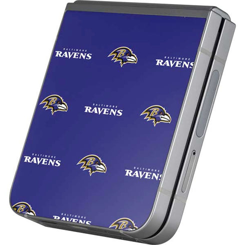 NFL Baltimore Ravens Blitz Series Galaxy Z Flip6 Skin