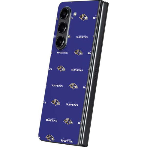 NFL Baltimore Ravens Blitz Series Galaxy Z Fold5 5G Skin