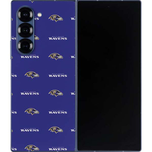 NFL Baltimore Ravens Blitz Series Galaxy Z Fold6 Skin
