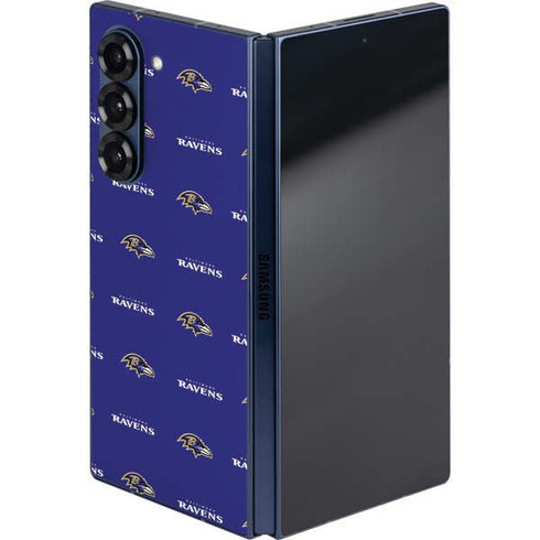 NFL Baltimore Ravens Blitz Series Galaxy Z Fold6 Skin
