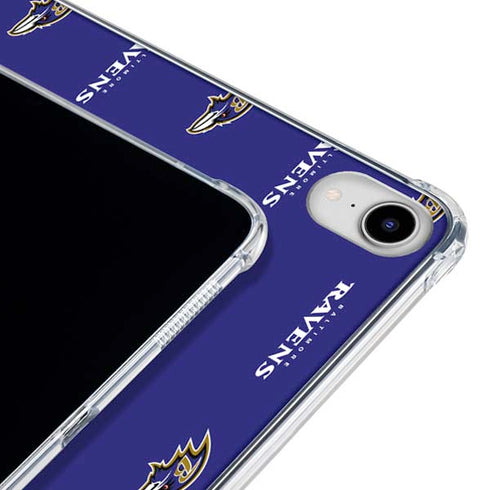 NFL Baltimore Ravens Blitz Series iPad 11th Gen (2025) Clear Case