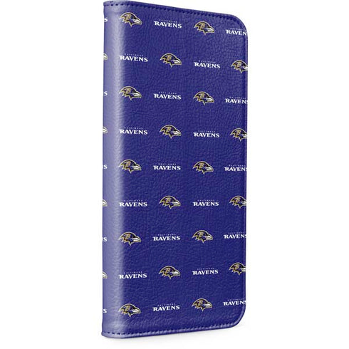 NFL Baltimore Ravens Blitz Series iPhone 15 Pro Max Folio Case