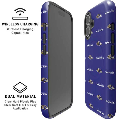 NFL Baltimore Ravens Blitz Series iPhone 16 Magsafe Impact Case