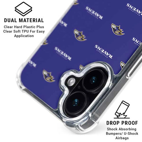 NFL Baltimore Ravens Blitz Series iPhone 16 Plus MagSafe Case