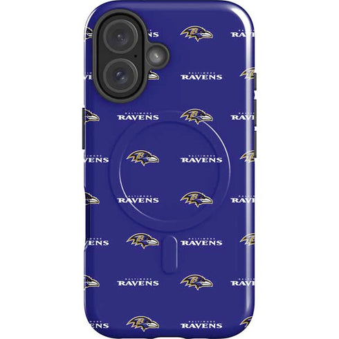 NFL Baltimore Ravens Blitz Series iPhone 16 Plus Magsafe Impact Case