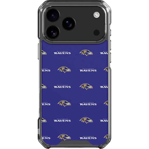 NFL Baltimore Ravens Blitz Series iPhone 18 Pro Max Clear Case