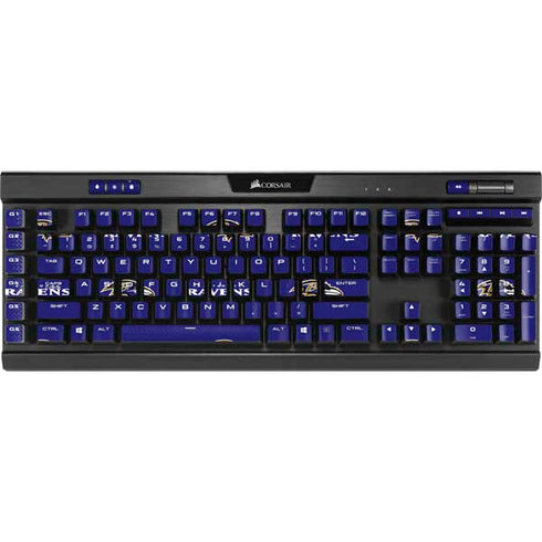 NFL Baltimore Ravens Blitz Series K95 RGB PLATINUM Mechanical Gaming Keyboard Skin