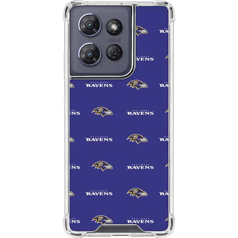 NFL Baltimore Ravens Blitz Series Moto G Play 5G (2025) Clear Case