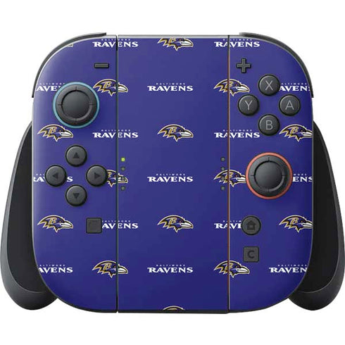 NFL Baltimore Ravens Blitz Series Nintendo Switch 2 (2025) Joy-Con Controller Skin
