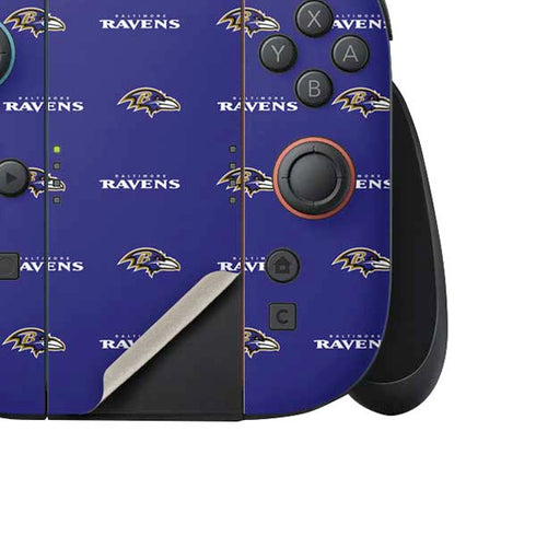 NFL Baltimore Ravens Blitz Series Nintendo Switch 2 (2025) Joy-Con Controller Skin