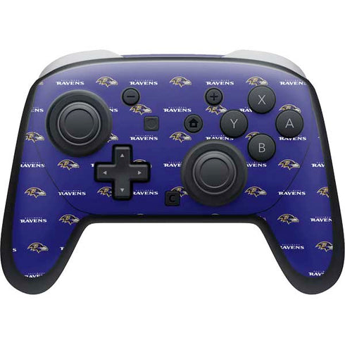 NFL Baltimore Ravens Blitz Series Nintendo Switch 2 (2025) Pro Controller Skin