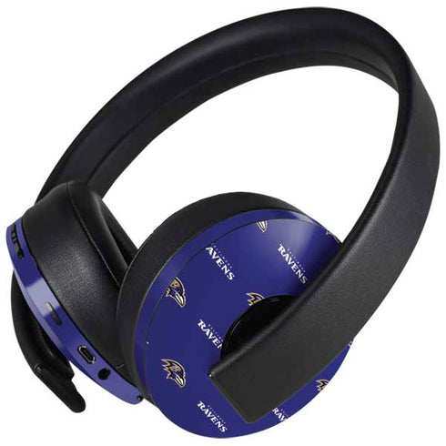 NFL Baltimore Ravens Blitz Series PlayStation 4 Gold Wireless Headset Skin