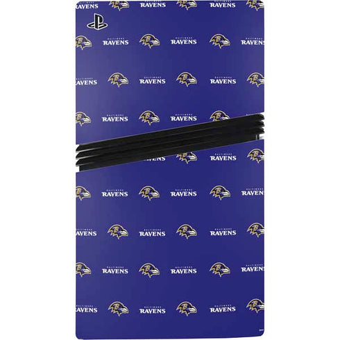NFL Baltimore Ravens Blitz Series PS5 Pro Console Skin