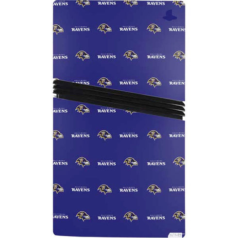 NFL Baltimore Ravens Blitz Series PS5 Pro Console Skin