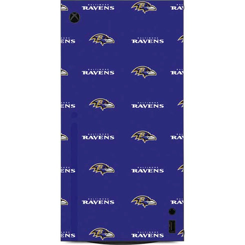 NFL Baltimore Ravens Blitz Series XBox Series X Digital Edition Console Skin