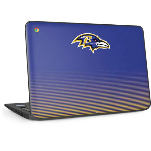 NFL Baltimore Ravens Breakaway HP Chromebook Skin