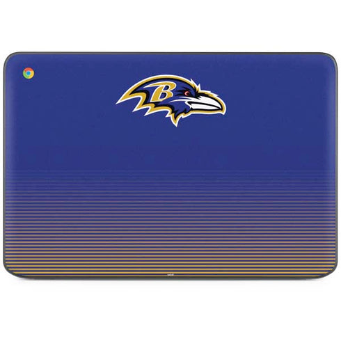 NFL Baltimore Ravens Breakaway HP Chromebook Skin