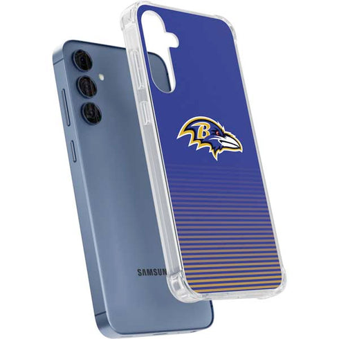 NFL Baltimore Ravens Breakaway Galaxy A35 5G Clear Case