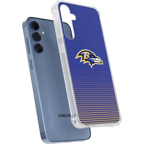 NFL Baltimore Ravens Breakaway Galaxy A55 5G Clear Case