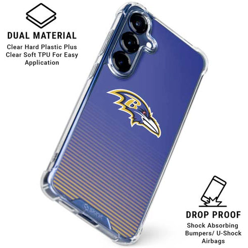 NFL Baltimore Ravens Breakaway Galaxy S25 Plus Clear Case