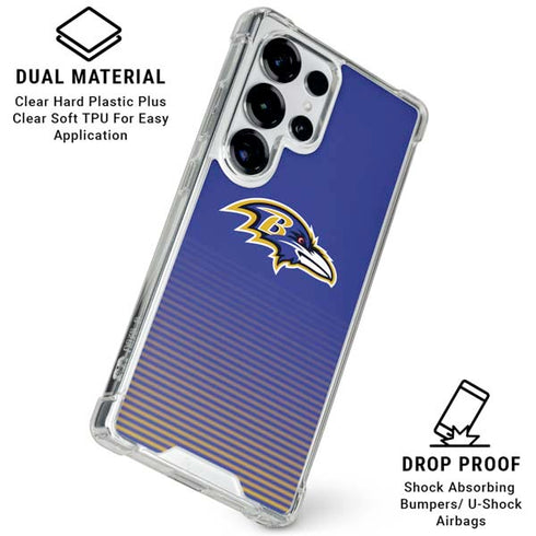 NFL Baltimore Ravens Breakaway Galaxy S25 Ultra Clear Case