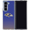 NFL Baltimore Ravens Breakaway Galaxy Z Fold5 5G Clear Case