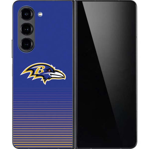 NFL Baltimore Ravens Breakaway Galaxy Z Fold5 5G Skin