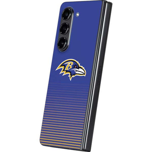 NFL Baltimore Ravens Breakaway Galaxy Z Fold5 5G Skin
