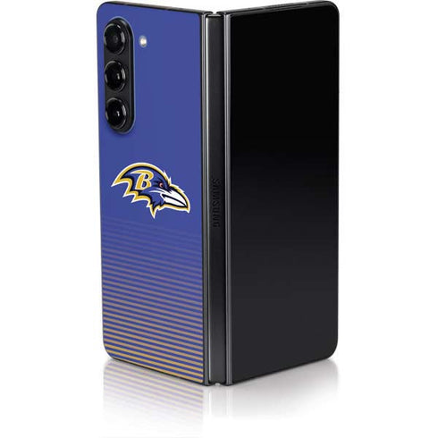 NFL Baltimore Ravens Breakaway Galaxy Z Fold5 5G Skin