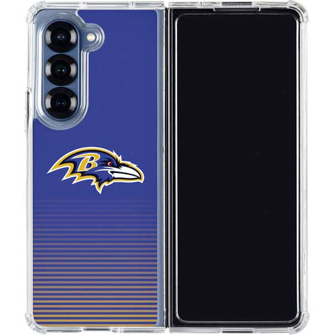 NFL Baltimore Ravens Breakaway Galaxy Z Fold6 Clear Case
