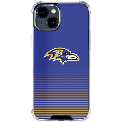 NFL Baltimore Ravens Breakaway iPhone 15 Clear Case