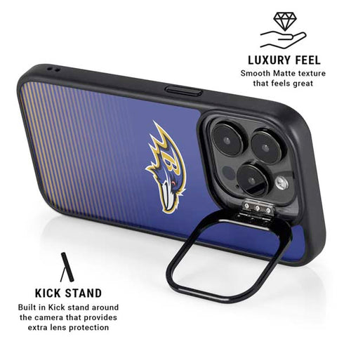 NFL Baltimore Ravens Breakaway iPhone 15 Pro Max Kickstand Case