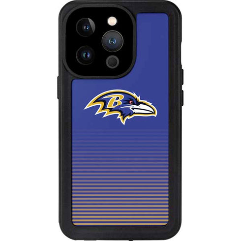 NFL Baltimore Ravens Breakaway iPhone 15 Pro Waterproof Case