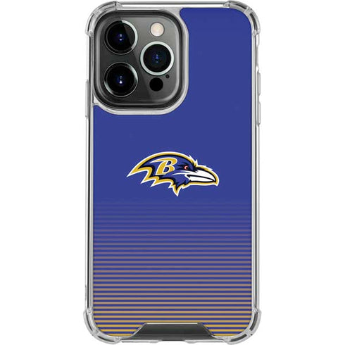 NFL Baltimore Ravens Breakaway iPhone 16 Pro Clear Case