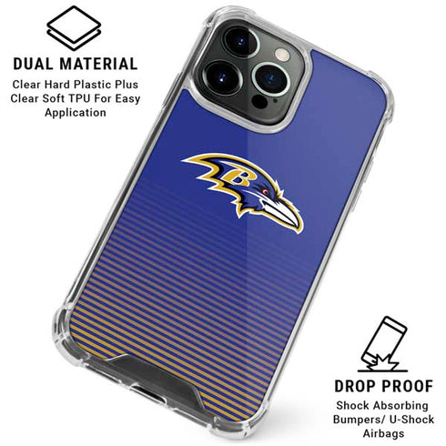 NFL Baltimore Ravens Breakaway iPhone 16 Pro Clear Case