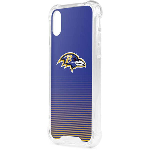 NFL Baltimore Ravens Breakaway iPhone XS Clear Case