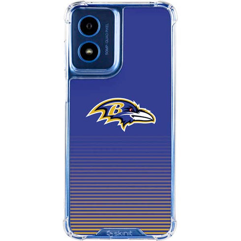 NFL Baltimore Ravens Breakaway Moto G 5G (2024) Clear Case