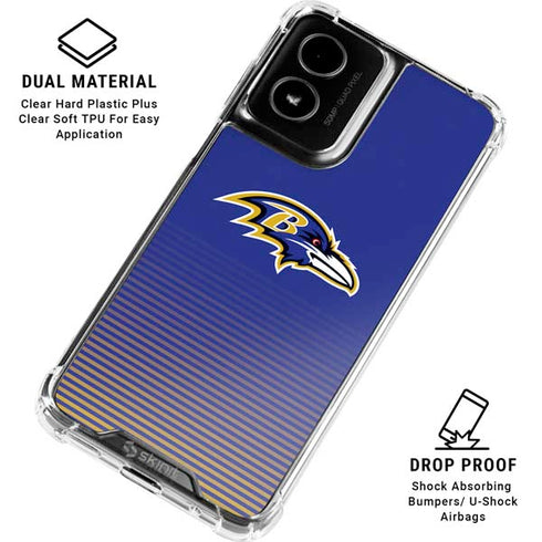 NFL Baltimore Ravens Breakaway Moto G Power 5G (2024) Clear Case