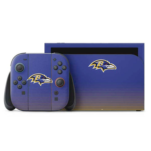 NFL Baltimore Ravens Breakaway Nintendo Switch 2 (2025) with Joy-Con Skin