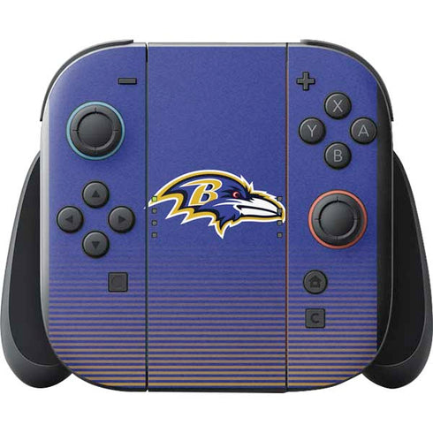 NFL Baltimore Ravens Breakaway Nintendo Switch 2 (2025) with Joy-Con Skin