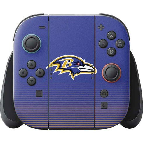 NFL Baltimore Ravens Breakaway Nintendo Switch 2 (2025) Joy-Con Controller Skin