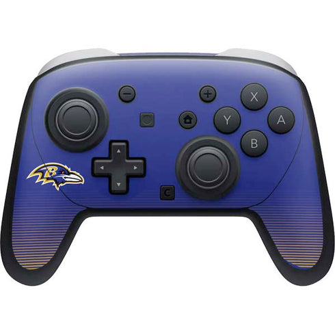NFL Baltimore Ravens Breakaway Nintendo Switch 2 (2025) Pro Controller Skin