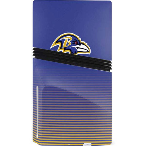 NFL Baltimore Ravens Breakaway PS5 Pro Disk Console Skin