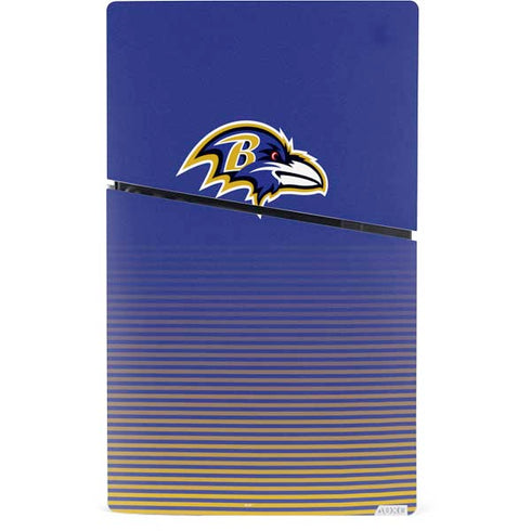 NFL Baltimore Ravens Breakaway PS5 Slim Digital Edition Console Skin