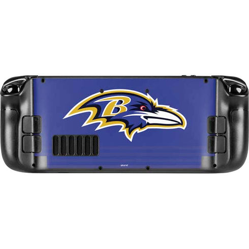 NFL Baltimore Ravens Breakaway Steam Deck Handheld Gaming Computer Skin