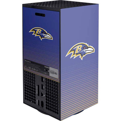 NFL Baltimore Ravens Breakaway XBox Series X Digital Edition Console Skin