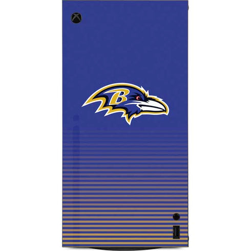 NFL Baltimore Ravens Breakaway XBox Series X Digital Edition Console Skin