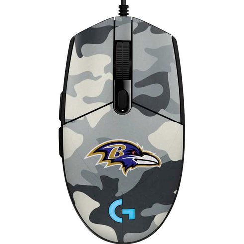 NFL Baltimore Ravens Camo G203 Prodigy RGB Wired Gaming Mouse Skin